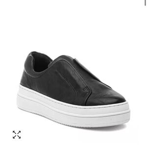 J/Slide Noel Platform Slip on Sneaker- Black, Size 8